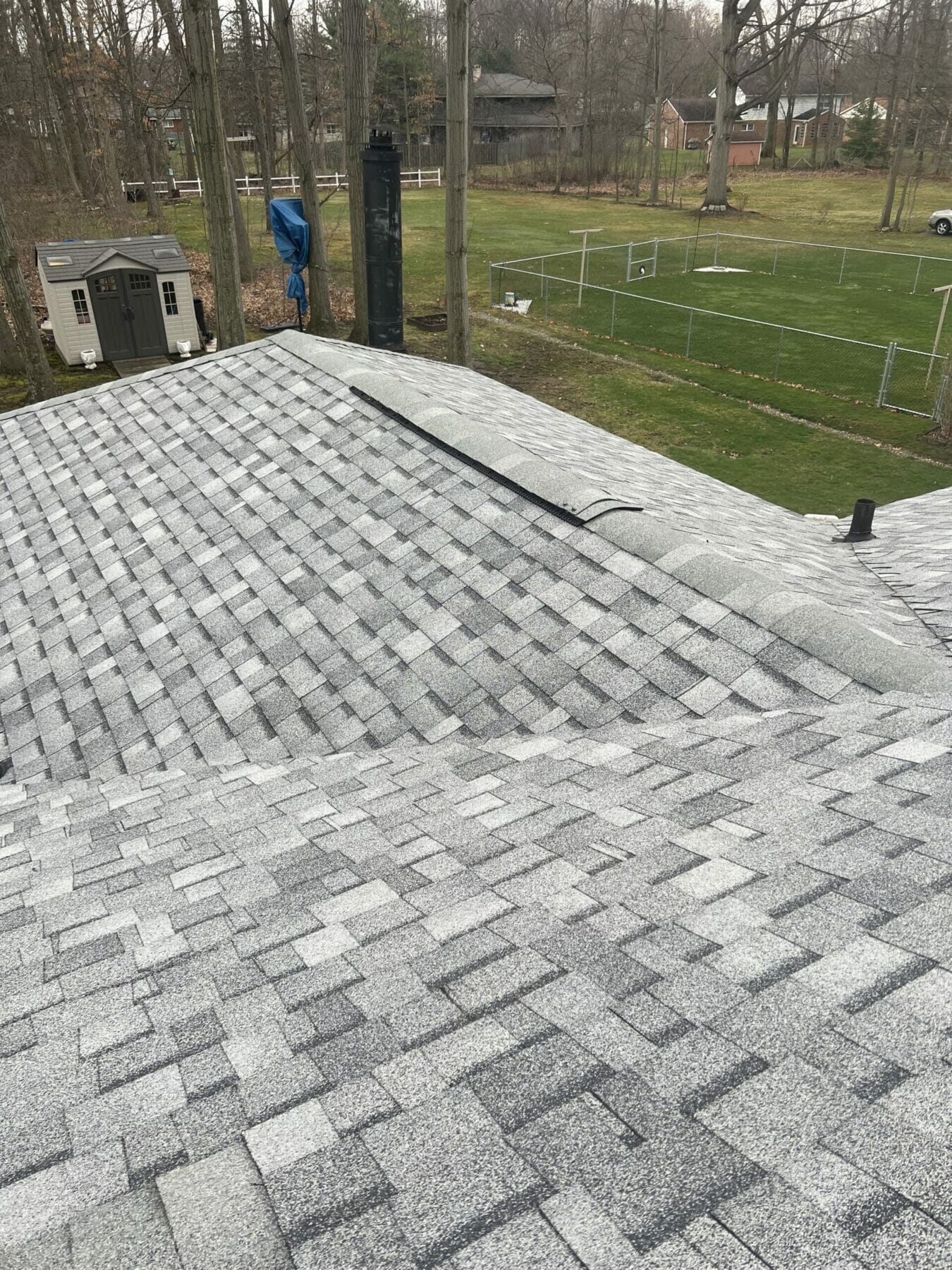 New asphalt shingle roofing